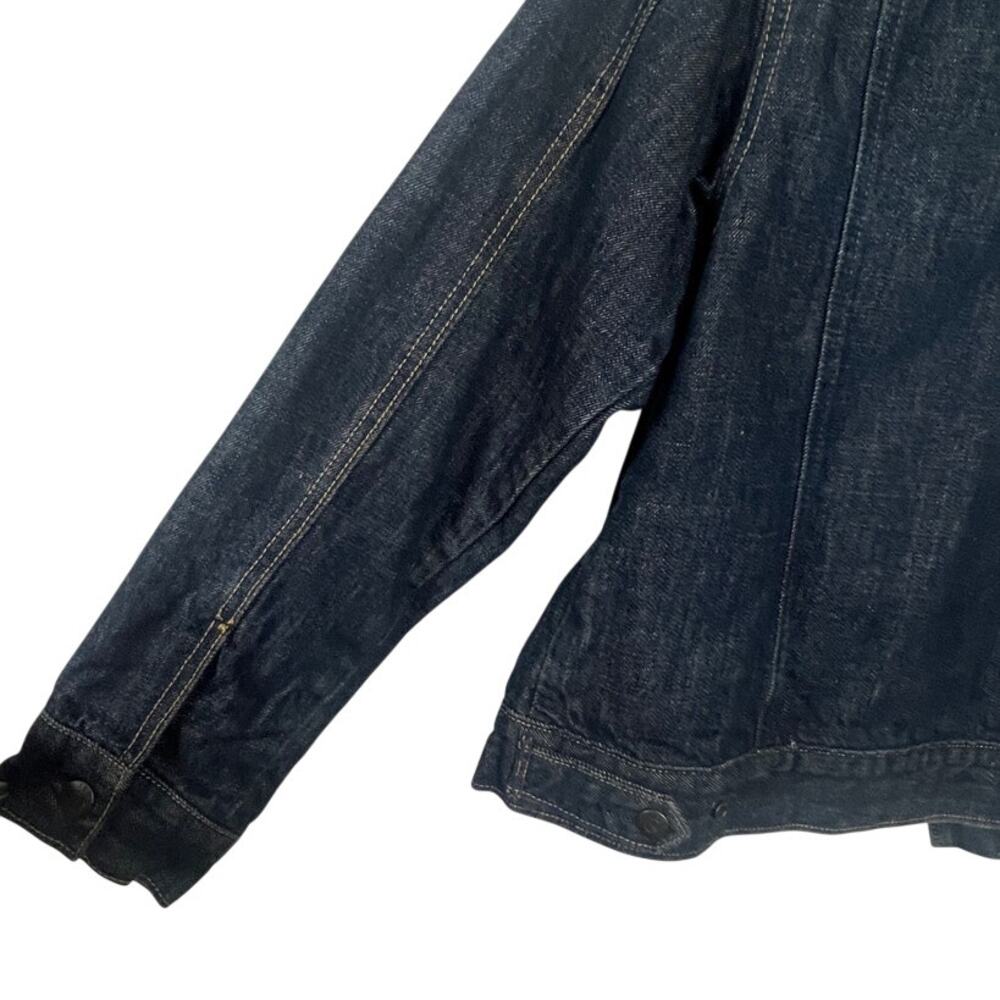 Gap Kids Unisex Denim Jacket with Sherpa Lined Collar XXL - Picture 5 of 11